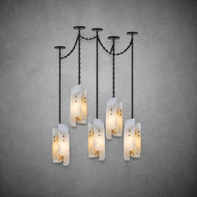 Cascading Chain Cluster Chandelier