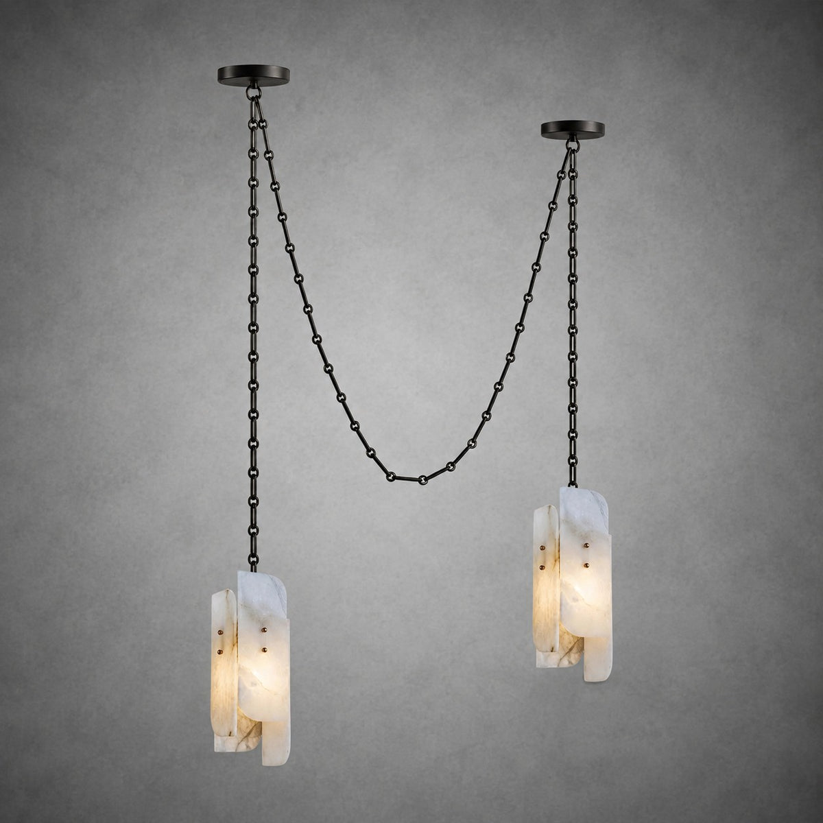 Cascading Chain Cluster Chandelier