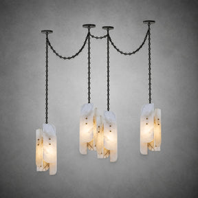 Cascading Chain Cluster Chandelier