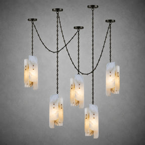 Cascading Chain Cluster Chandelier