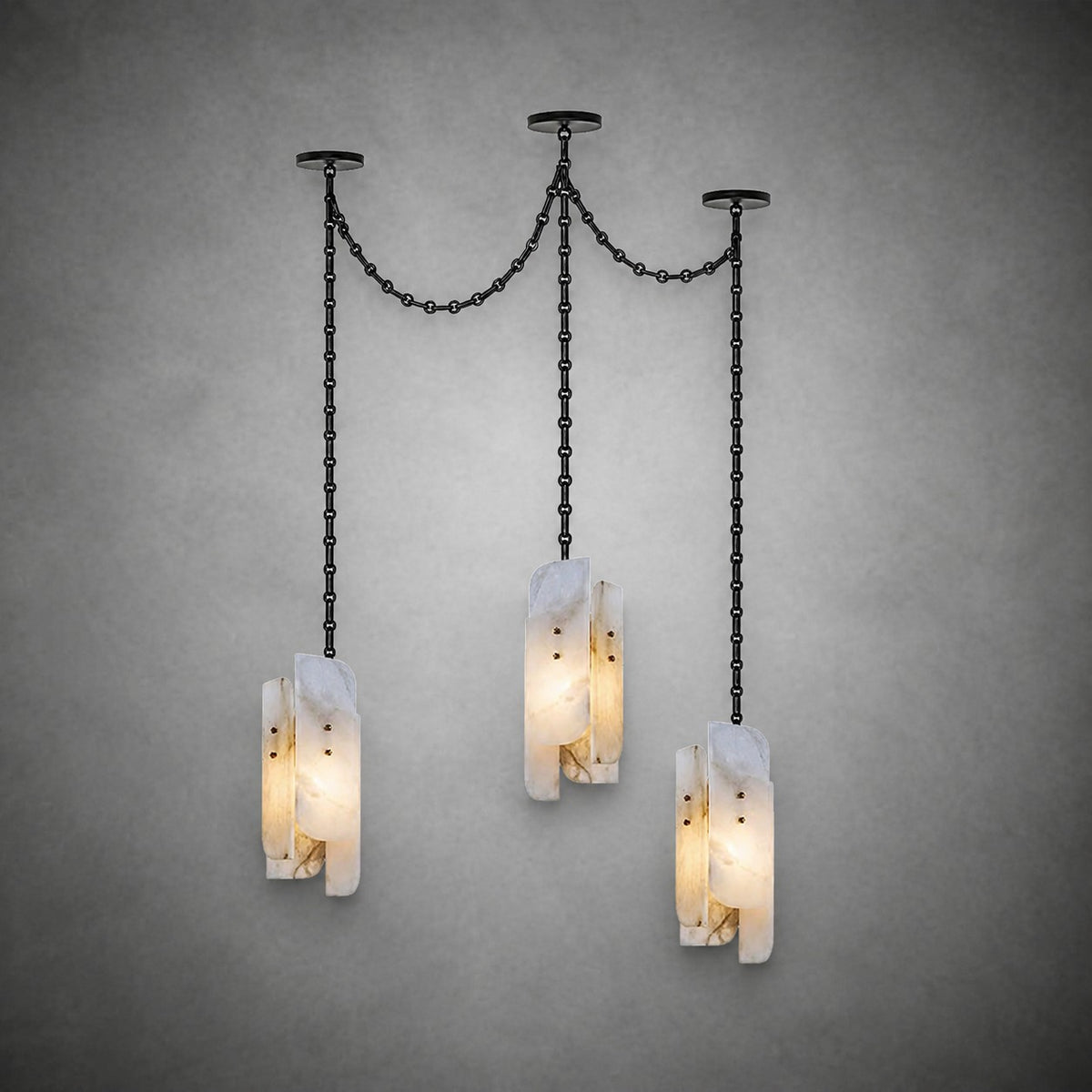 Cascading Chain Cluster Chandelier
