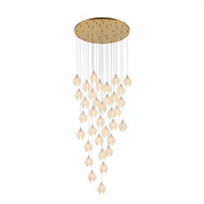 Galaxy Celeste Flora Crystal Spiral Chandelier