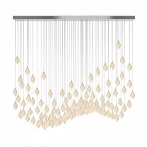 Galaxy Celeste Flora Crystal Spiral Chandelier