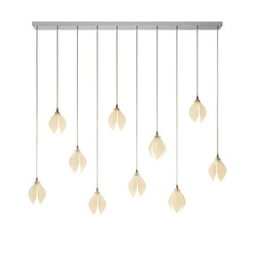 Galaxy Celeste Flora Crystal Spiral Chandelier