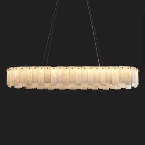 Mancy Alabaster Round Chandelier Lighting Fixture