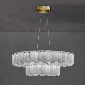 Mancy Alabaster Round Chandelier Lighting Fixture