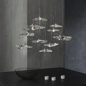 Manta Drift Class Crystal Chandelier