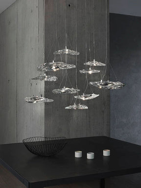 Manta Drift Class Crystal Chandelier