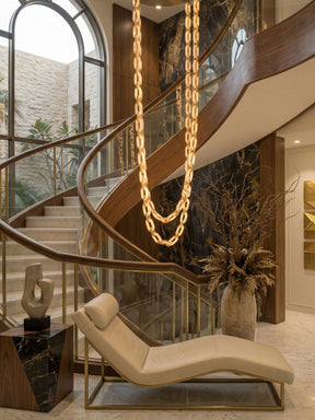 Chain Link Chandelier - Vakkerlight