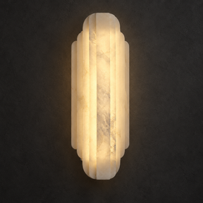 Arcelis  Living Room Wall Sconce  Spanish Alabaster Art Deco