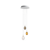 Galaxy Chromatic Gem Drop Spiral  Chandelier