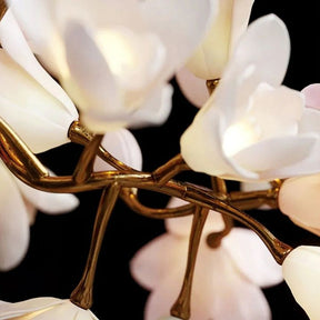 Circular Blossom Ceramic Chandelier