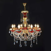 Classical Amore 8 Light Crystal Glass Chandelier