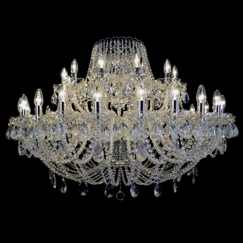 Classical Classe 36 Light Crystal Glass Chandelier
