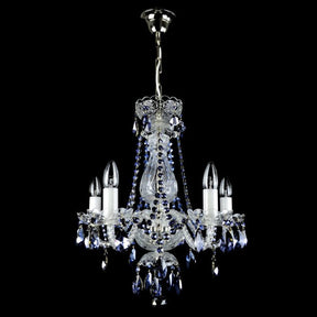 Classical De Luxe 5 Light Crystal Glass Chandelier