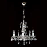 Classical Finesse 5 Light Crystal Glass Chandelier