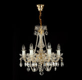 Classical Position 6 Light Crystal Glass Chandelier