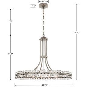 Caven 12 Light Chandelier 29‘’