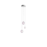 Cosmic Sphere Cascade Glass Chandelier