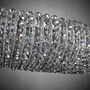 Halo Smoke Crystal Chandelier 31" 42" 60"