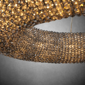 Halo Smoke Crystal Chandelier 31" 42" 60"