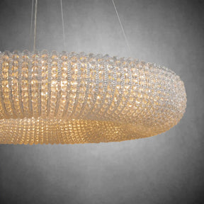 Halo Smoke Crystal Chandelier 31" 42" 60"
