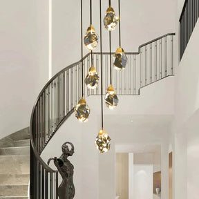 Cassian Postmodern Crystal Multi-Lights Pendant Chandelier