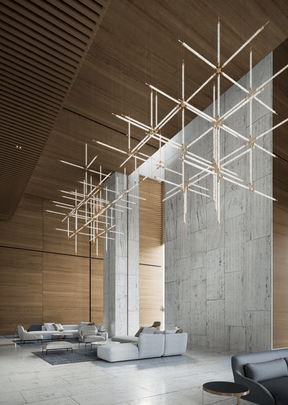 Crystal Grid Customize Chandelier