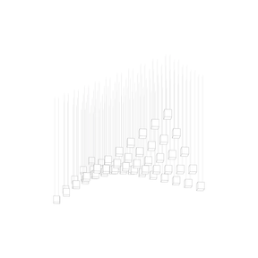 Crystal Pixels Customize Chandelier