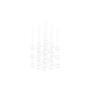 Crystal Pixels Customize Chandelier