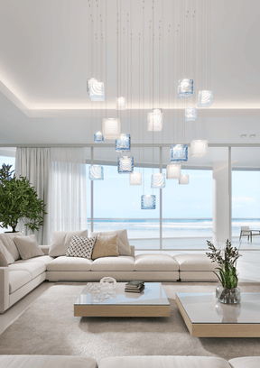 Crystal Pixels Customize Chandelier