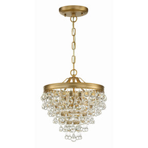 Calypso 13 Inch 3 Light Mini Chandelier