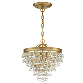 Calypso 13 Inch 3 Light Mini Chandelier