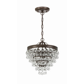 Calypso 13 Inch 3 Light Mini Chandelier