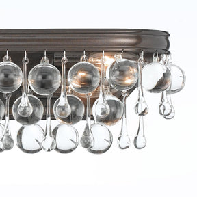 Crystorama Calypso 23 Inch 6-Light Vibrant Gold Bath Vanity Light