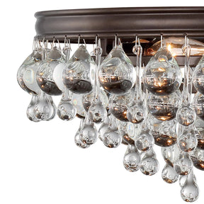 Calypso 20 Inch 6-Light Crystal Flush Mount