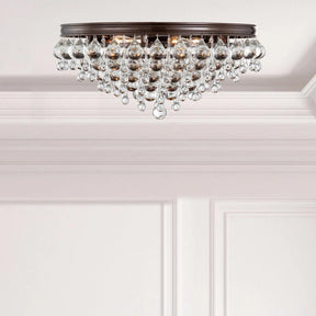 Calypso 20 Inch 6-Light Crystal Flush Mount