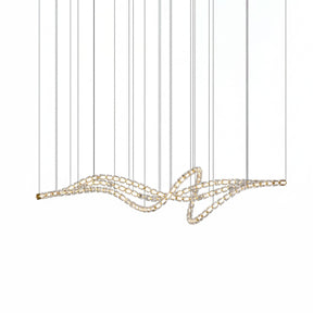 Gabriel Gold Crystal Chandelier