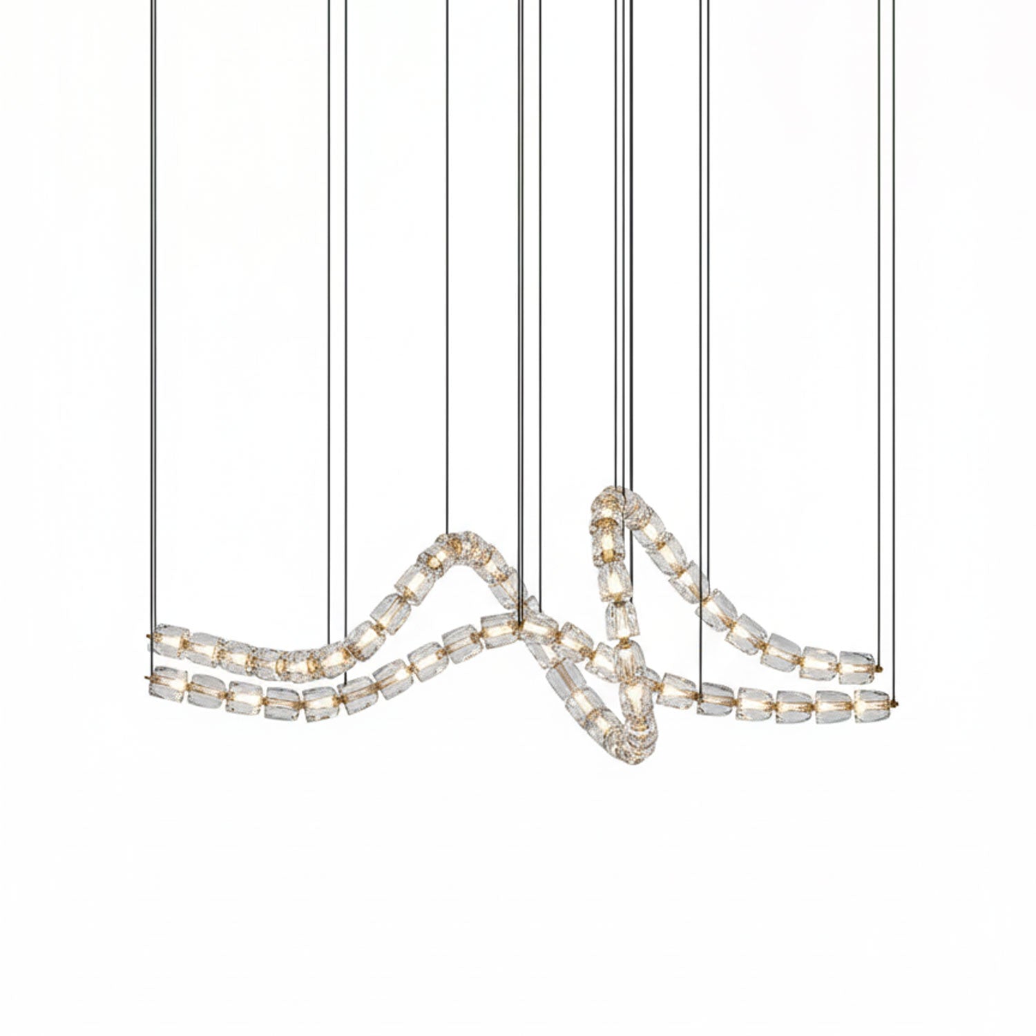 Gabriel Gold Crystal Chandelier
