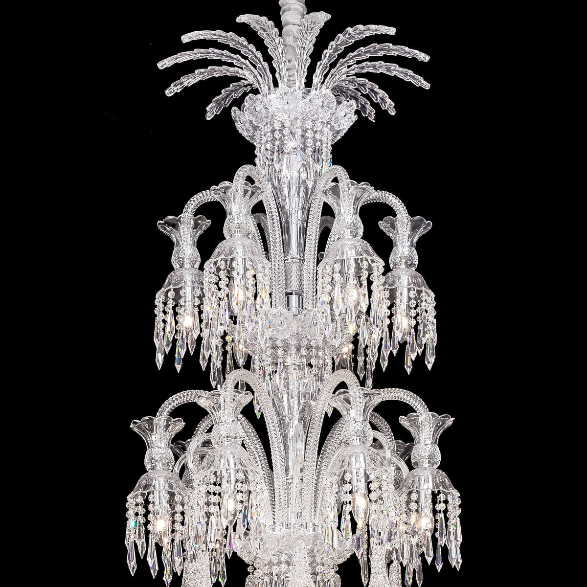 73 lights baccarat bell crystsal chandelier