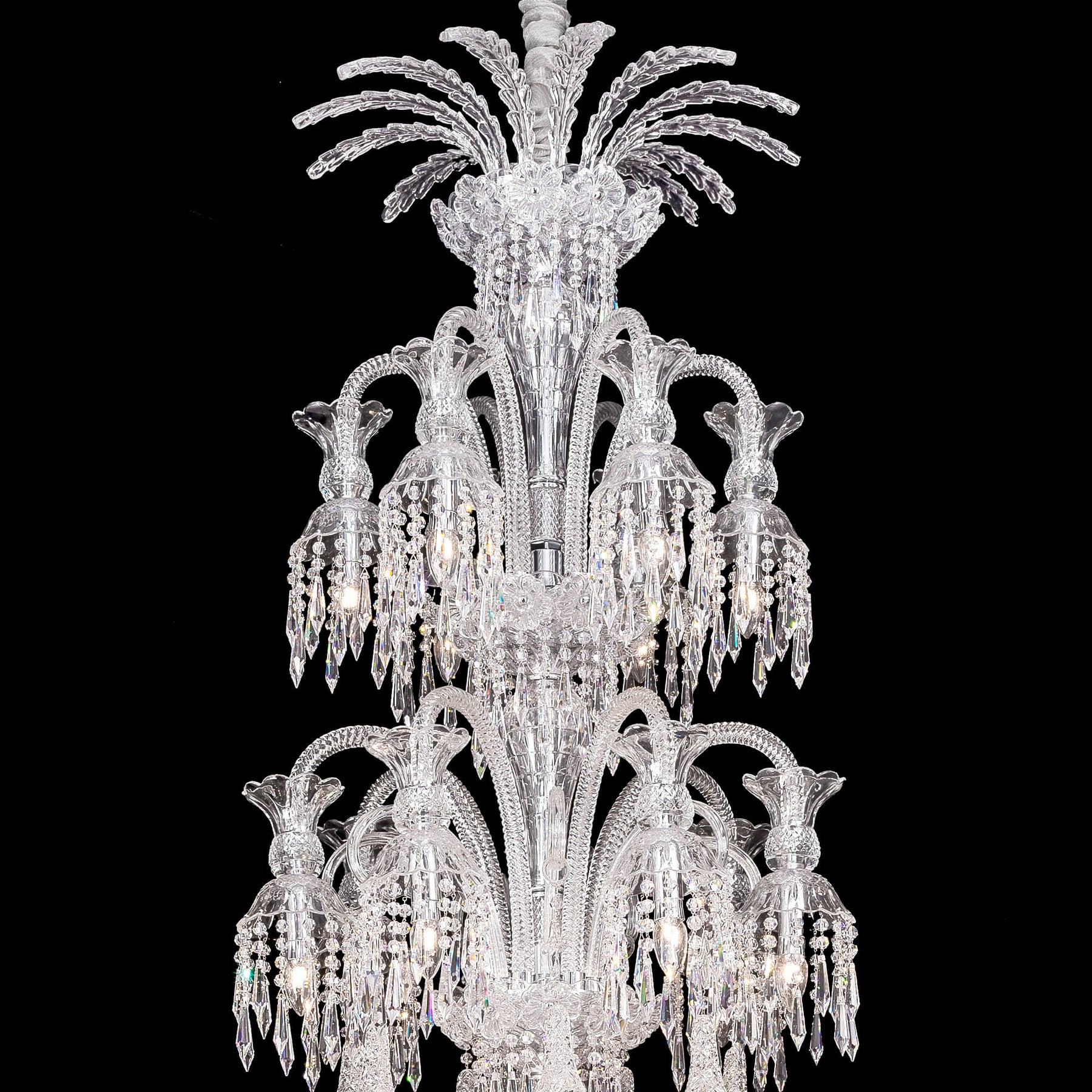 73 lights baccarat bell crystsal chandelier