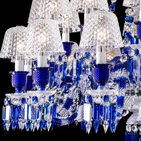 Bacara Zenith Faunacrystopolis Blue Crystal Chandelier