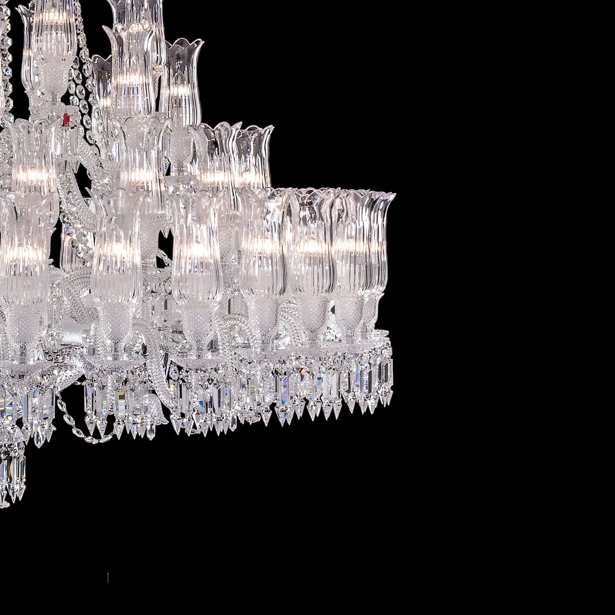 Huge 67 lights baccarat chandelier