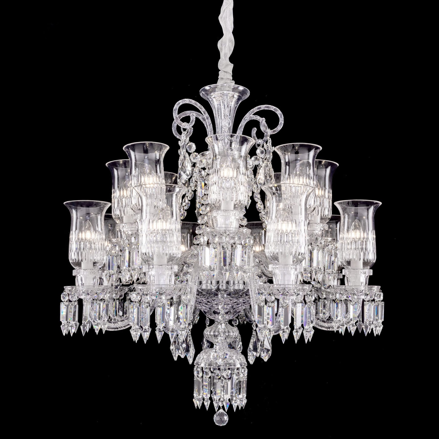 16 lights New Baccarat crystal chandelier