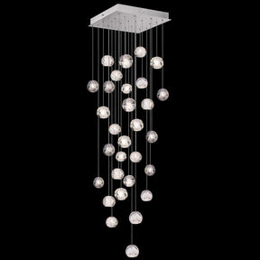 Vitrina Crystal Drop Orbs 30 Ball Large Chandelier - Merlin Lamps