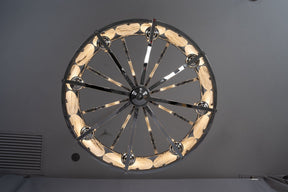 Vintage Lantern Luxury Stone Chandelier