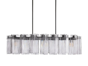 Delsie Oval Art Glass Chandelier 51''63''72''L