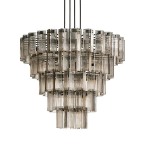 Delsie Round Art Glass Chandelier 38" 48" 60"D
