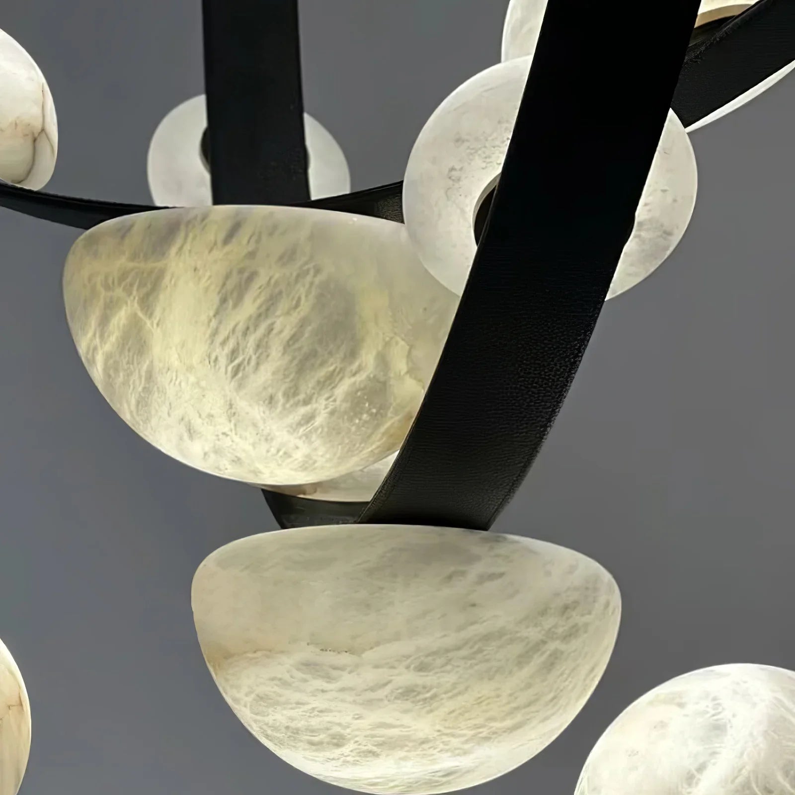 Garrick Modern Dew Drops Alabaster Chandelier Lighting