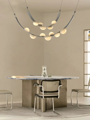 Garrick Modern Dew Drops Alabaster Chandelier Lighting